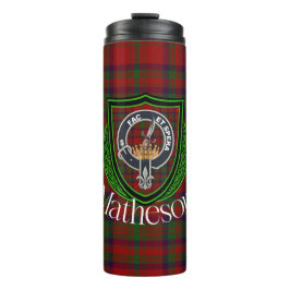 Garrafa Térmica Matheson Scottish Clan Tartan & Crest