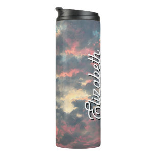 Garrafa Térmica Matizes Honrados de Nome Personalizado