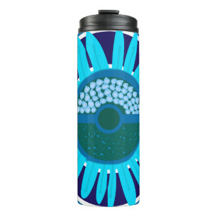 Garrafa Térmica Mazipoodles Sunflower Sunshine: Blue 1