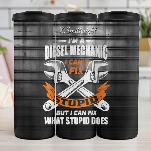 Garrafa Térmica Mecânica Diesel Não Consegue Corrigir Estúpidos (Criador carregado)