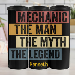 Garrafa Térmica Mecânico: Gráfico Inspiracional Bold e Empoderado