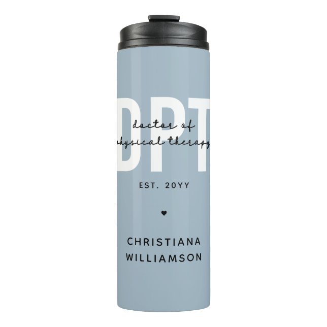 Garrafa Térmica Médico Personalizado de DPT em Terapia Física (Frente)