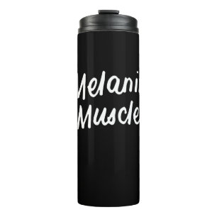 Garrafa Térmica Melanina E Músculos O Preto É Um Belo Ginásio D