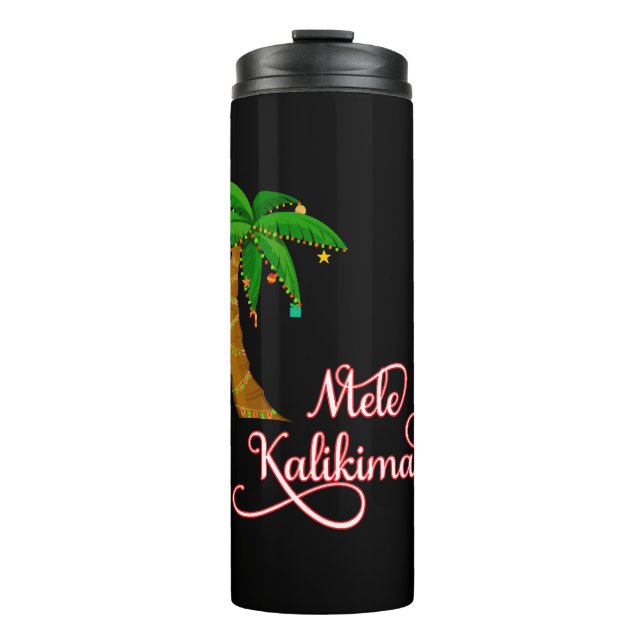 Garrafa Térmica Mele Kalikimaka Hawaiian Sweat para o Natal (Frente)