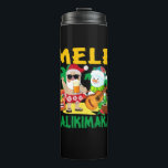 Garrafa Térmica Mele Kalikimaka Papai Noel Snowman Funny Christma<br><div class="desc">Este é um presente de Natal excelente. Sua família,  amigos ou filhos vão adorar este presente depois que você o entregar a eles. Desejo a você e a sua família e amigos um Feliz Natal.</div>