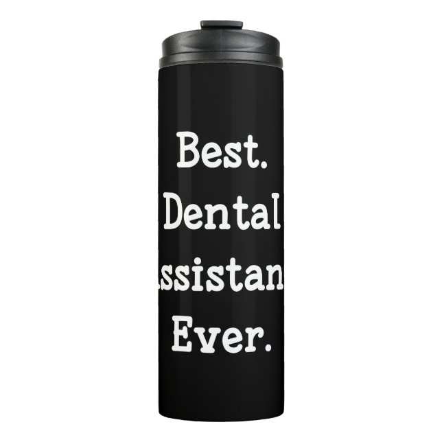 Garrafa Térmica Melhor. Assistente dental. Nunca (Frente)