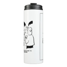 Garrafa Térmica Melhor aviso para Bridegroom Thermal Tumbler