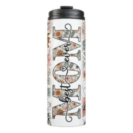 Garrafa Térmica Melhor Mãe Nunca Boho Floral