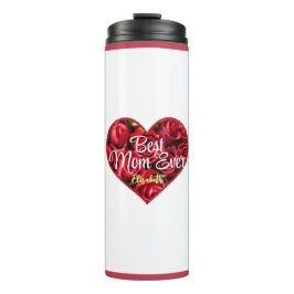 Garrafa Térmica Melhor Mãe Nunca Floral Dia de as mães Moderno