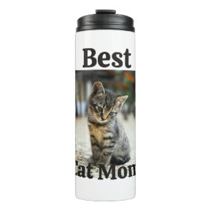 Garrafa Térmica melhor mamãe gato papai pai mãe animal foto gatinh