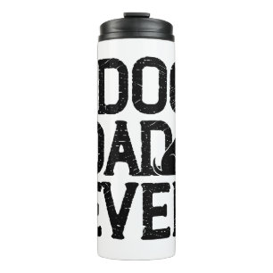 Garrafa Térmica Melhor Pai De Cachorro Nunca - Design de Camisa (3