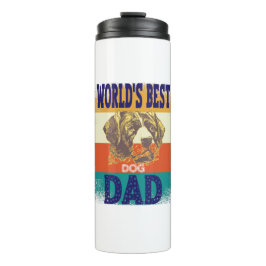 Garrafa Térmica melhor pai de cão do mundo