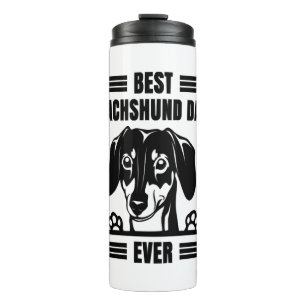 Garrafa Térmica Melhor Pai De Dachshund Nunca