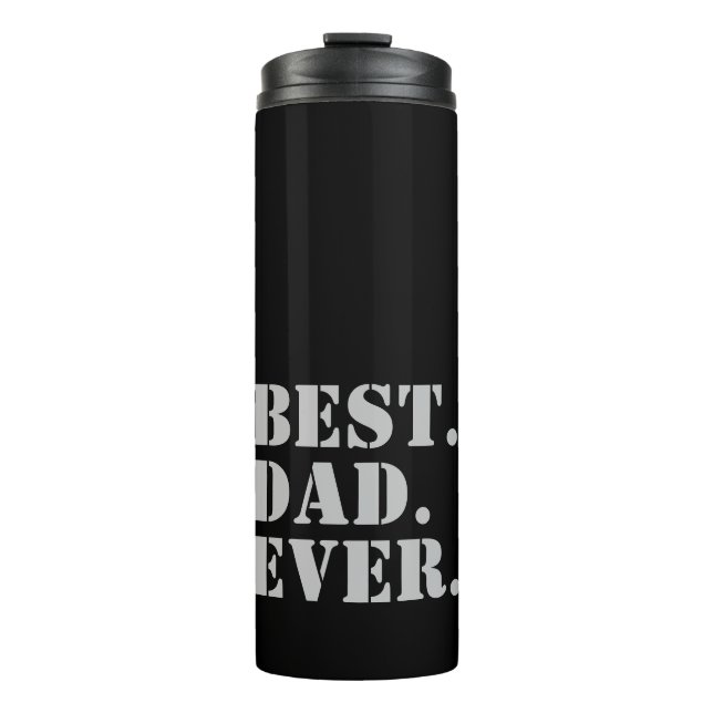 Garrafa Térmica Melhor Pai de design Moderno e legal (Frente)