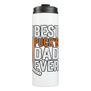 Garrafa Térmica Melhor Pai de Hockey Puck'n Pai de Sempre Vector D