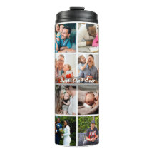 Melhor Pai do Mundo 16 Colagem de Fotos Personaliz