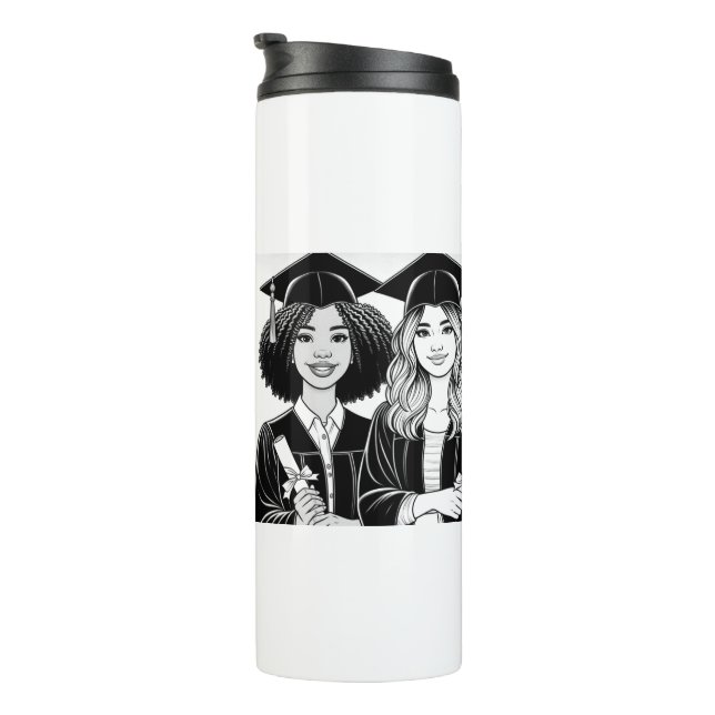 Garrafa Térmica Melhores Amigos - Graduação 2024 (Rotação à direita)