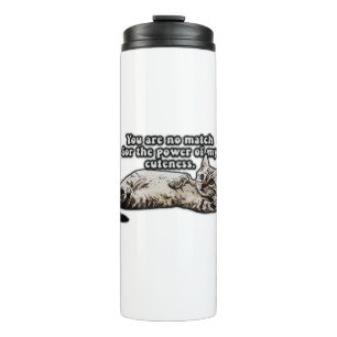 Garrafa Térmica Memória de gato engraçada para donos de gatinhos e