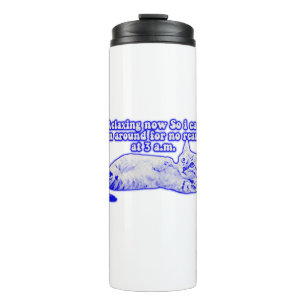 Garrafa Térmica Memória de gato zangado para donos de gatos e aman