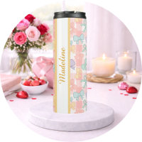 Menina Personalizada Laço Fofo Nome Xadrez