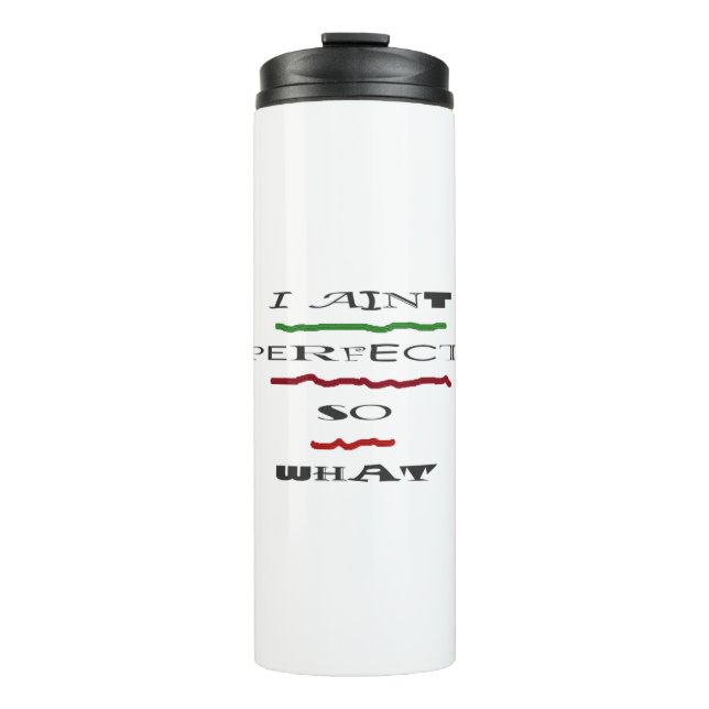 Garrafa Térmica MENSAGEM DE piada SOBRE SER O MELHOR (Frente)