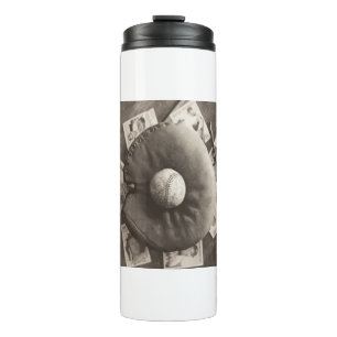 Garrafa Térmica MES01BWD3 basebol Cards.tif