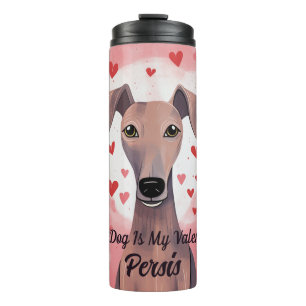 Garrafa Térmica Meu Cachorro Azawakh É Meu Nome Personalizado Do N