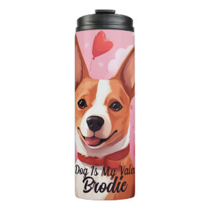 Garrafa Térmica Meu Cachorro Basenji É Meu Nome Personalizado Do N