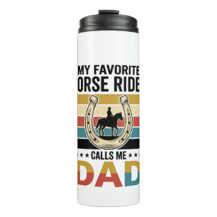 Garrafa Térmica Meu Cavaleiro de Cavalo Favorito Me Chama de Papai