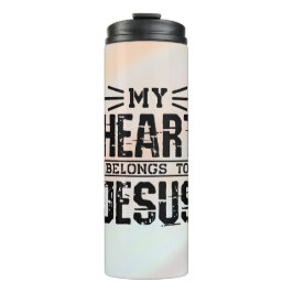 Garrafa Térmica Meu Coração Pertence A Jesus