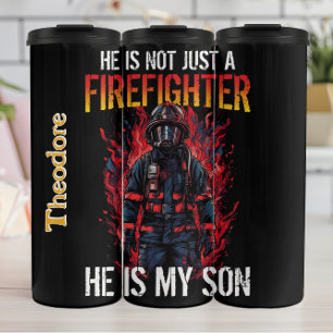 Garrafa Térmica Meu Filho Bombeiro Meu Herói