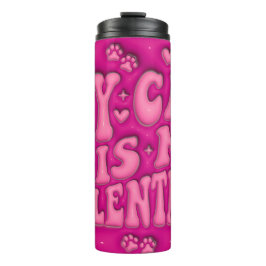 Garrafa Térmica Meu gato é meu Namorados