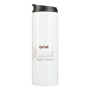 Garrafa Térmica Meu Lar Qatar – Design Minimalista