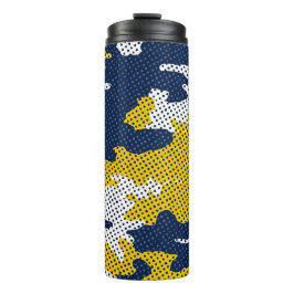 Garrafa Térmica Michigan Navy & Maize Camo Printed 