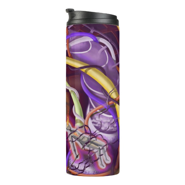 Garrafa Térmica Microcosm/Macrocosm (Rotação à direita)