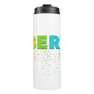 Garrafa Térmica Mikitiez PE olimpiadas rosquinha do arco-íris lgbt