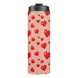 Garrafa Térmica Mikitiez pink coração selflove june gemini