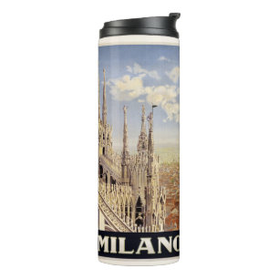 Garrafa Térmica Milano Milão Itália - viagens vintage