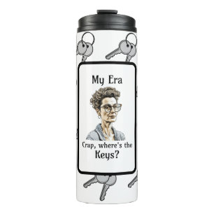 Garrafa Térmica Minha Era Caramba, onde estão as Chaves?