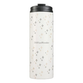 Garrafa Térmica Minimal Sparkle Star Pattern for Everyday Products