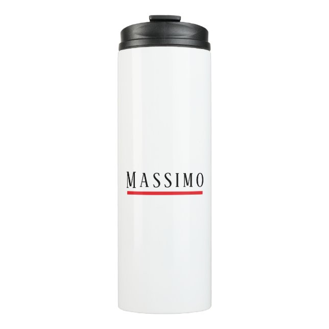 Garrafa Térmica Minimalista Elegante Clássico Profissional Simples (Frente)