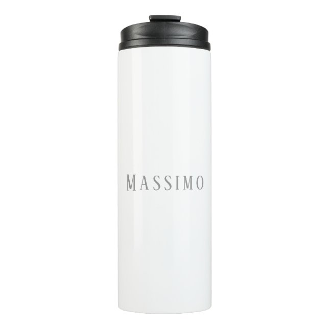 Garrafa Térmica Minimalista Elegante Clássico Profissional Simples (Frente)