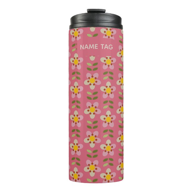 Garrafa Térmica Misty Charm Floral Thermal Tumbler (Frente)