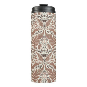 Garrafa Térmica Mocha mousse floresta/Florestas florestais e plant