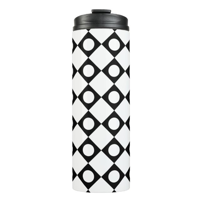 Garrafa Térmica Mod Retro Branco da década de 60 (Frente)