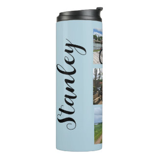 Garrafa Térmica Modelo de Foto de Nome Personalizado Tumbler Térmi