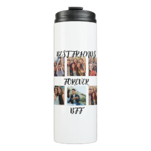 Garrafa Térmica Modelo de Foto Personalizado "Melhores Amigos para