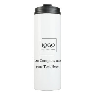 Garrafa Térmica Modelo de logotipo personalizado elegante