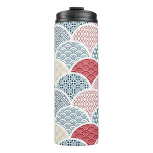 Garrafa Térmica modelo geométrico tradicional kimono sketc