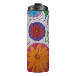 Garrafa Térmica Modern Floral